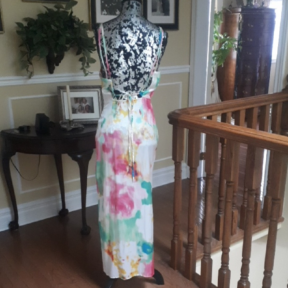 Zara One Shoulder Multicolor Dress - Picture 8 of 9